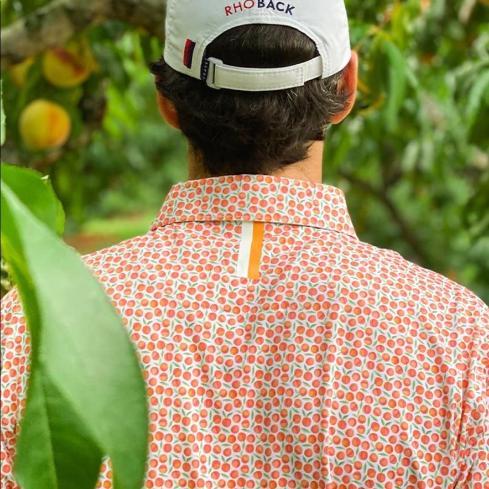 The Absolute Peach Rhoback Mens Polo